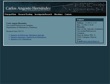 Tablet Screenshot of carlosangosto.com